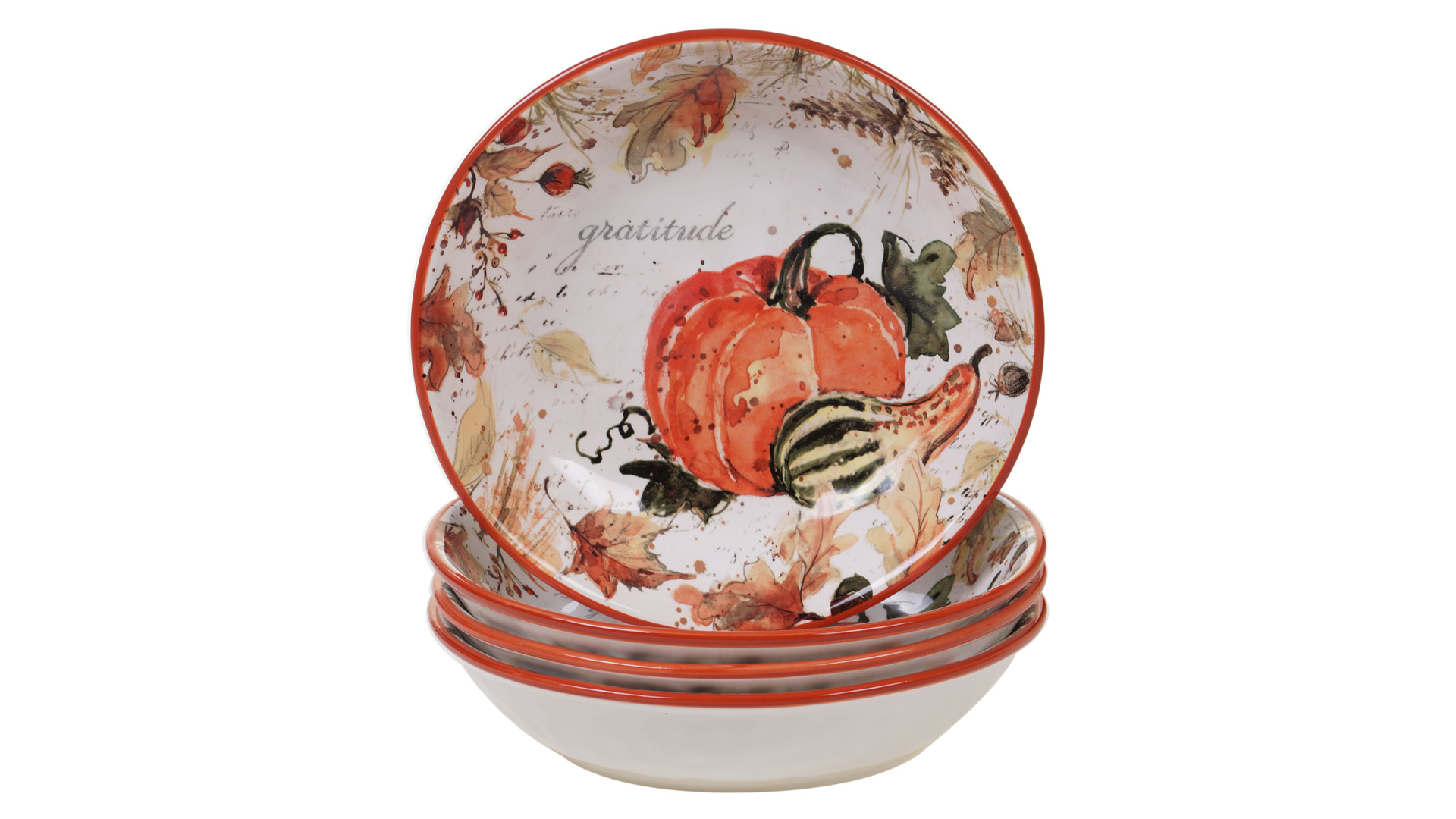 Тарелка суповая Certified Int. Осенние краски 23 см, керамика