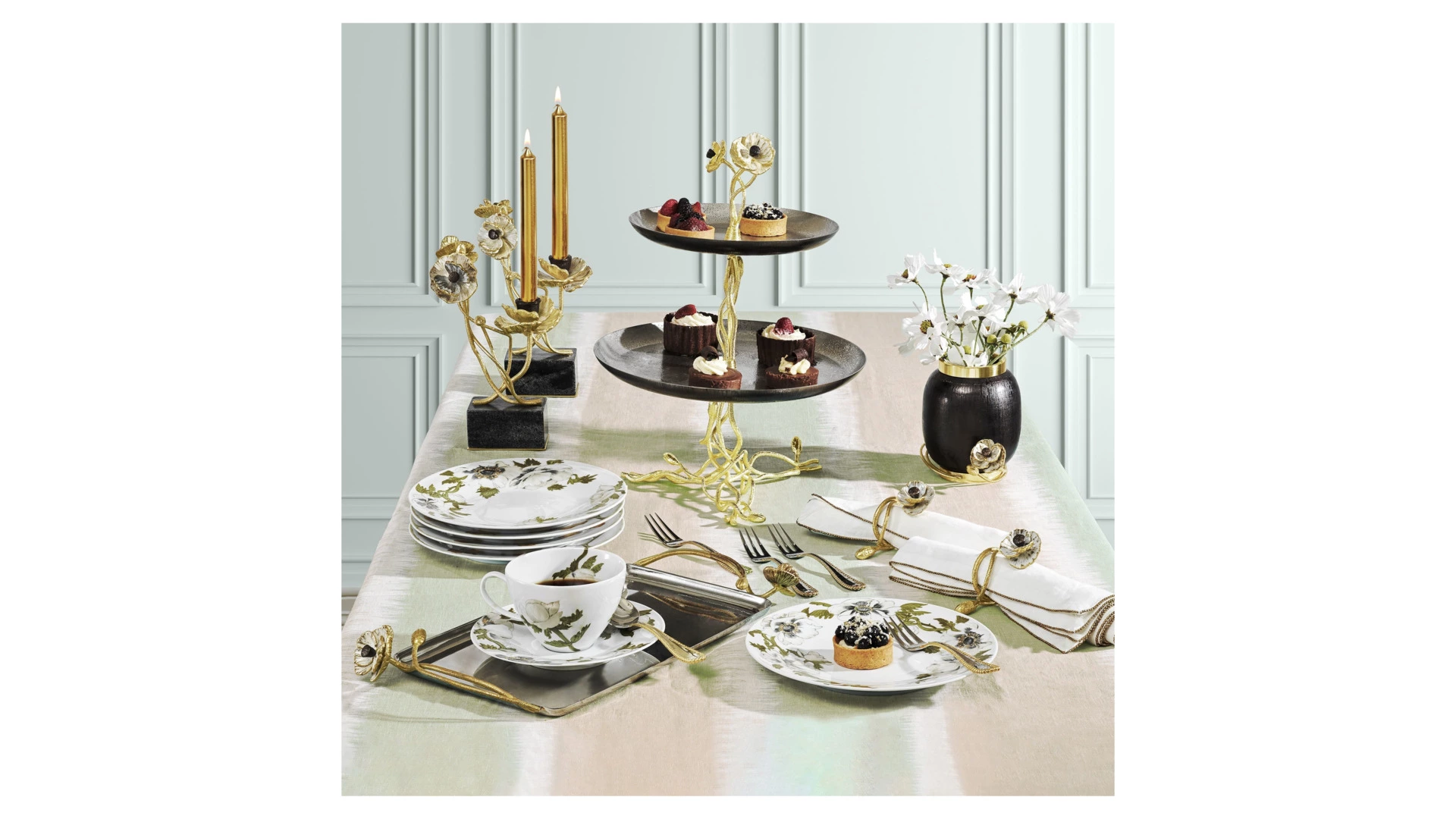 Ваза Michael Aram Анемоны 13 см, сталь нержавеющая