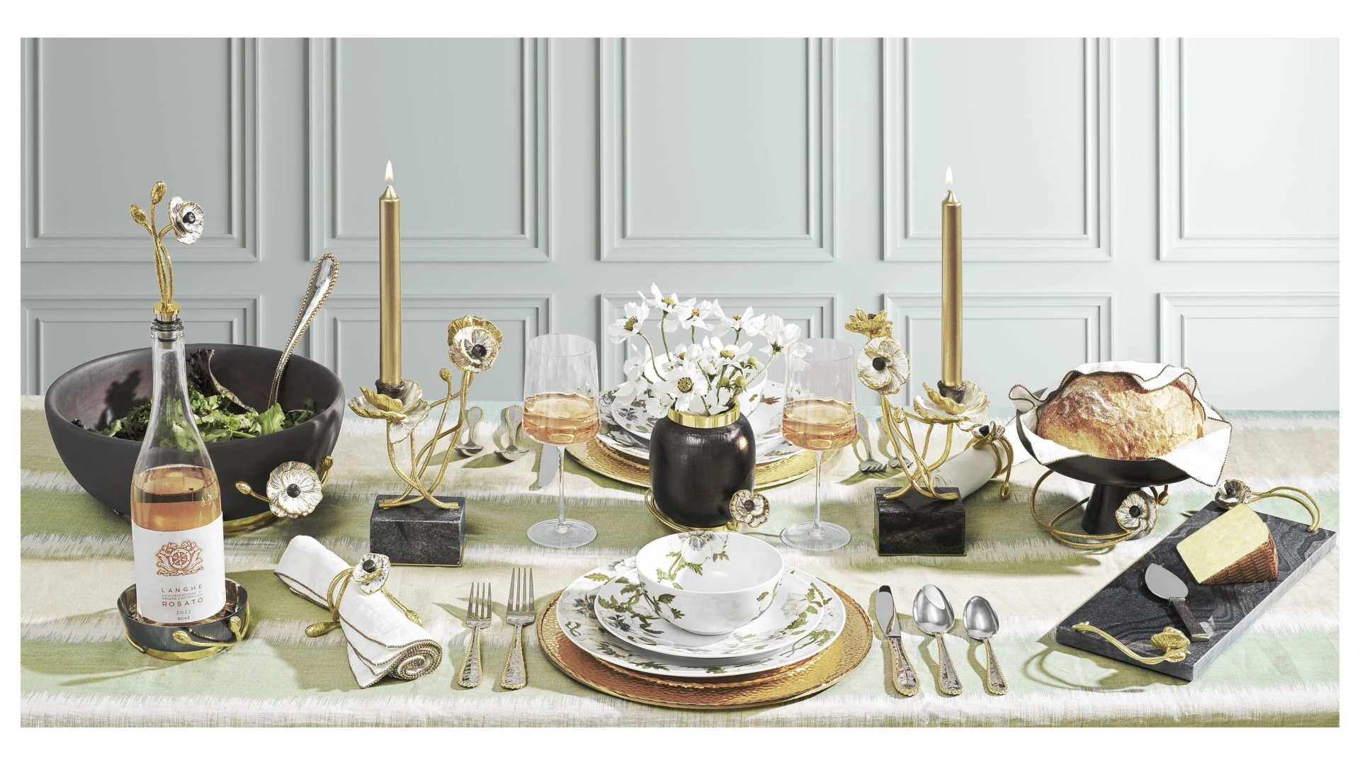 Ваза Michael Aram Анемоны 13 см, сталь нержавеющая