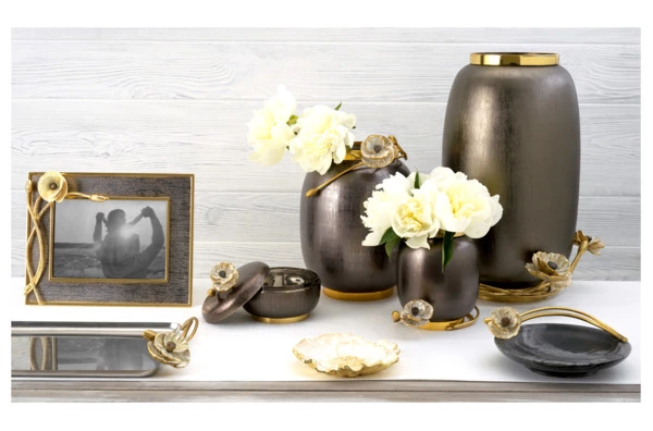 Ваза Michael Aram Анемоны 13 см, сталь нержавеющая