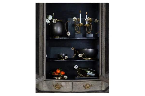 Ваза Michael Aram Анемоны 13 см, сталь нержавеющая