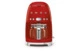 Капельная кофеварка SMEG DCF02RDEU 1050 Вт, кувшин 1,25 л, с подогревом, красный