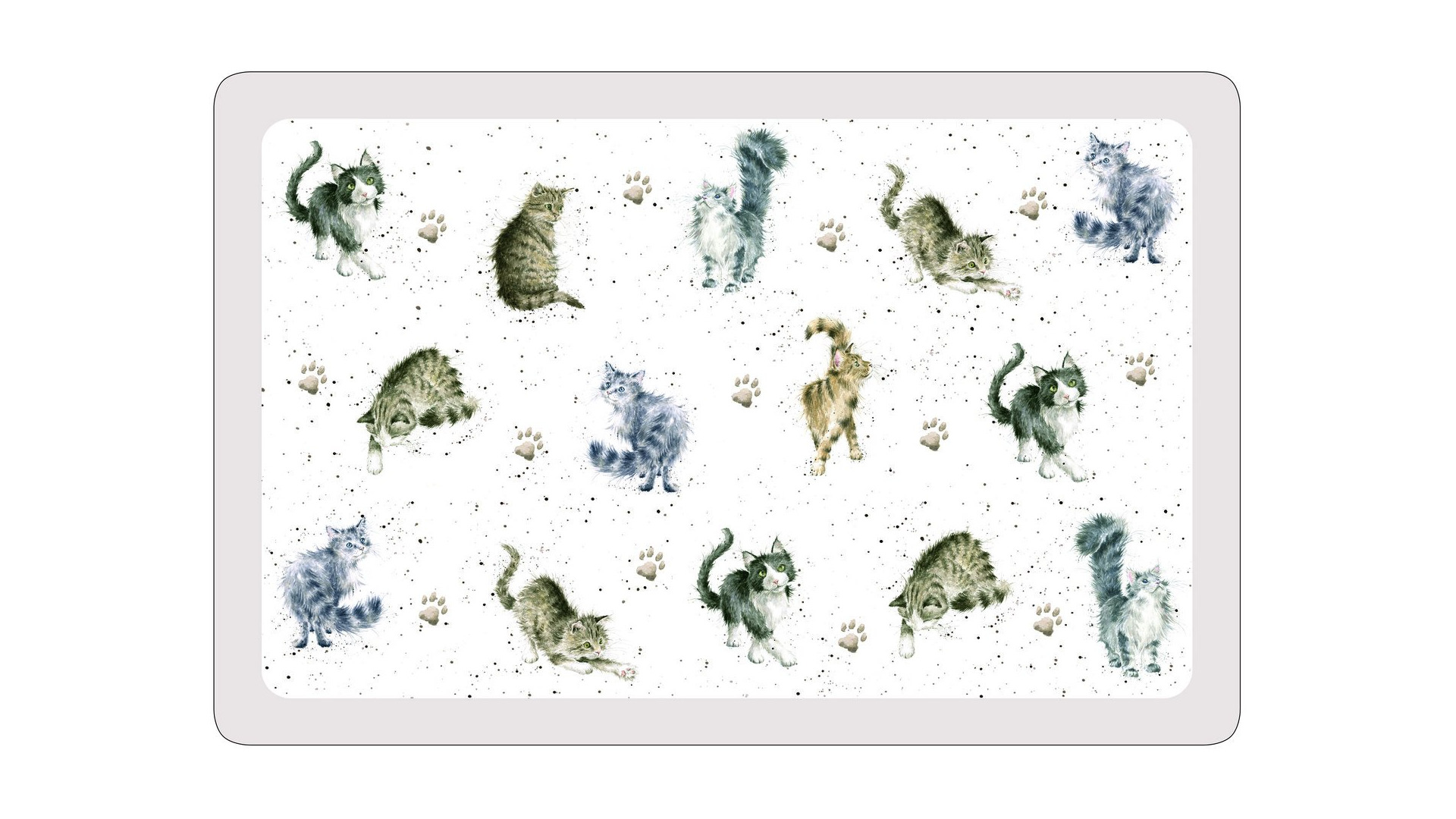 Набор из 12 подставок под горячее Pimpernel Забавная фауна.Кошки 44х29 см