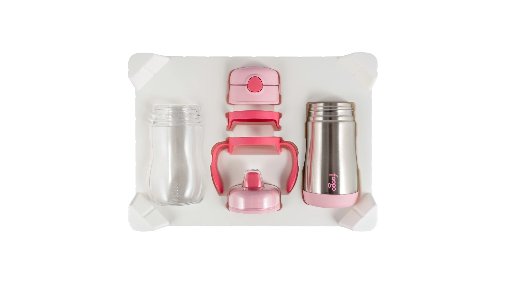 Набор детских термосов THERMOS BP5353, BS5353PK, 2шт х 300мл, розовый, п/к (302809)