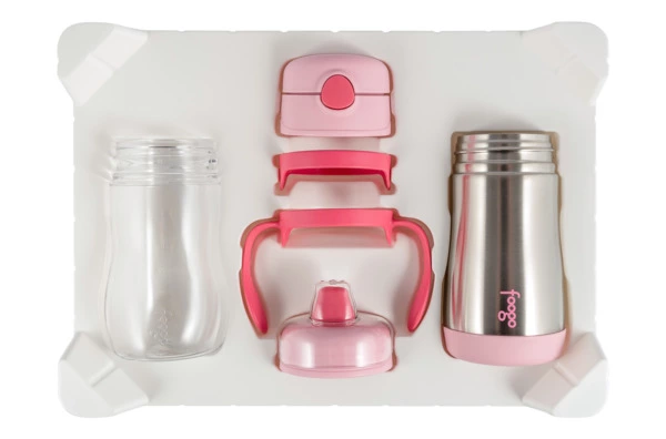 Набор детских термосов THERMOS BP5353, BS5353PK, 2шт х 300мл, розовый, п/к (302809)