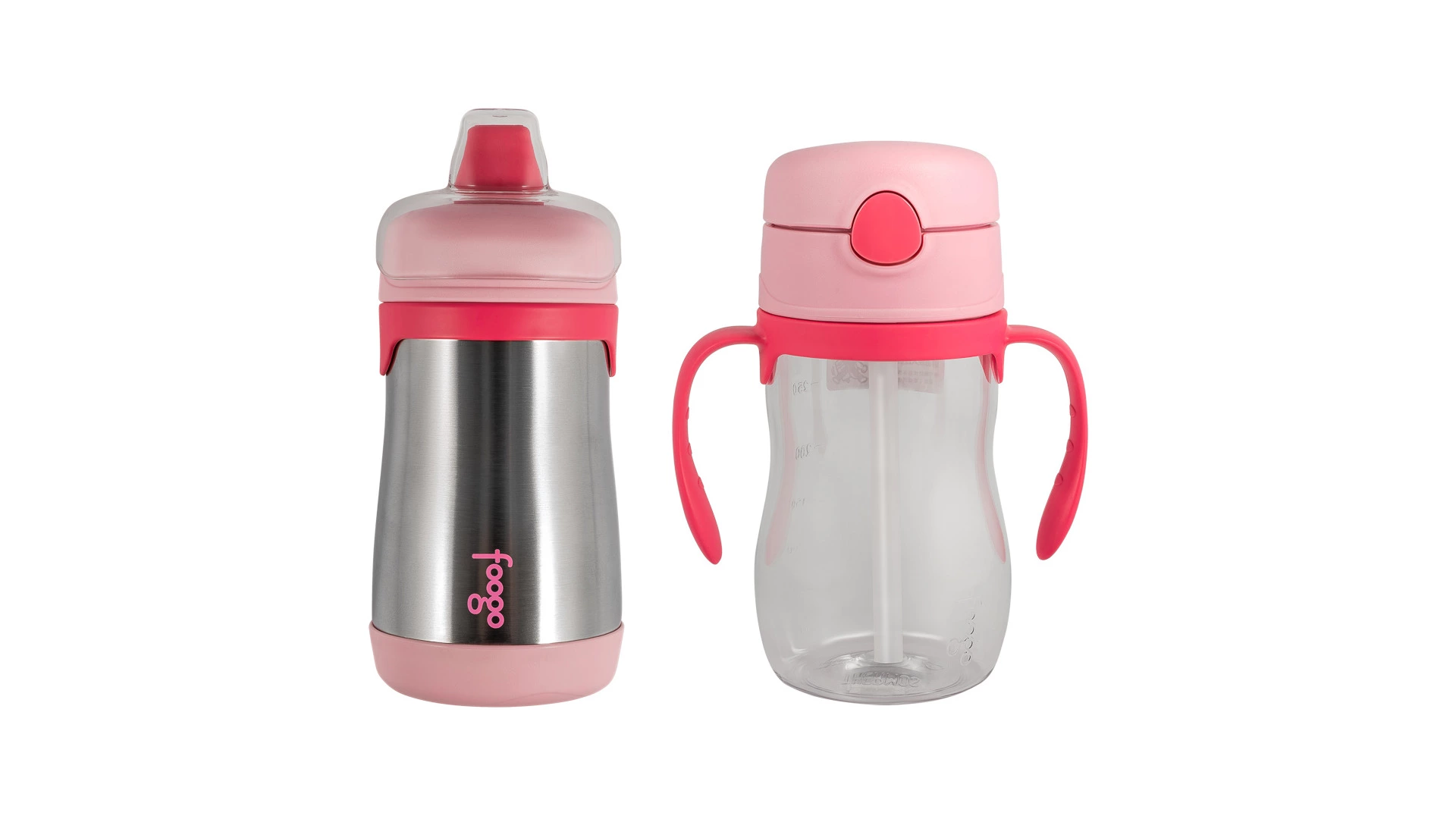 Набор детских термосов THERMOS BP5353, BS5353PK, 2шт х 300мл, розовый, п/к (302809)