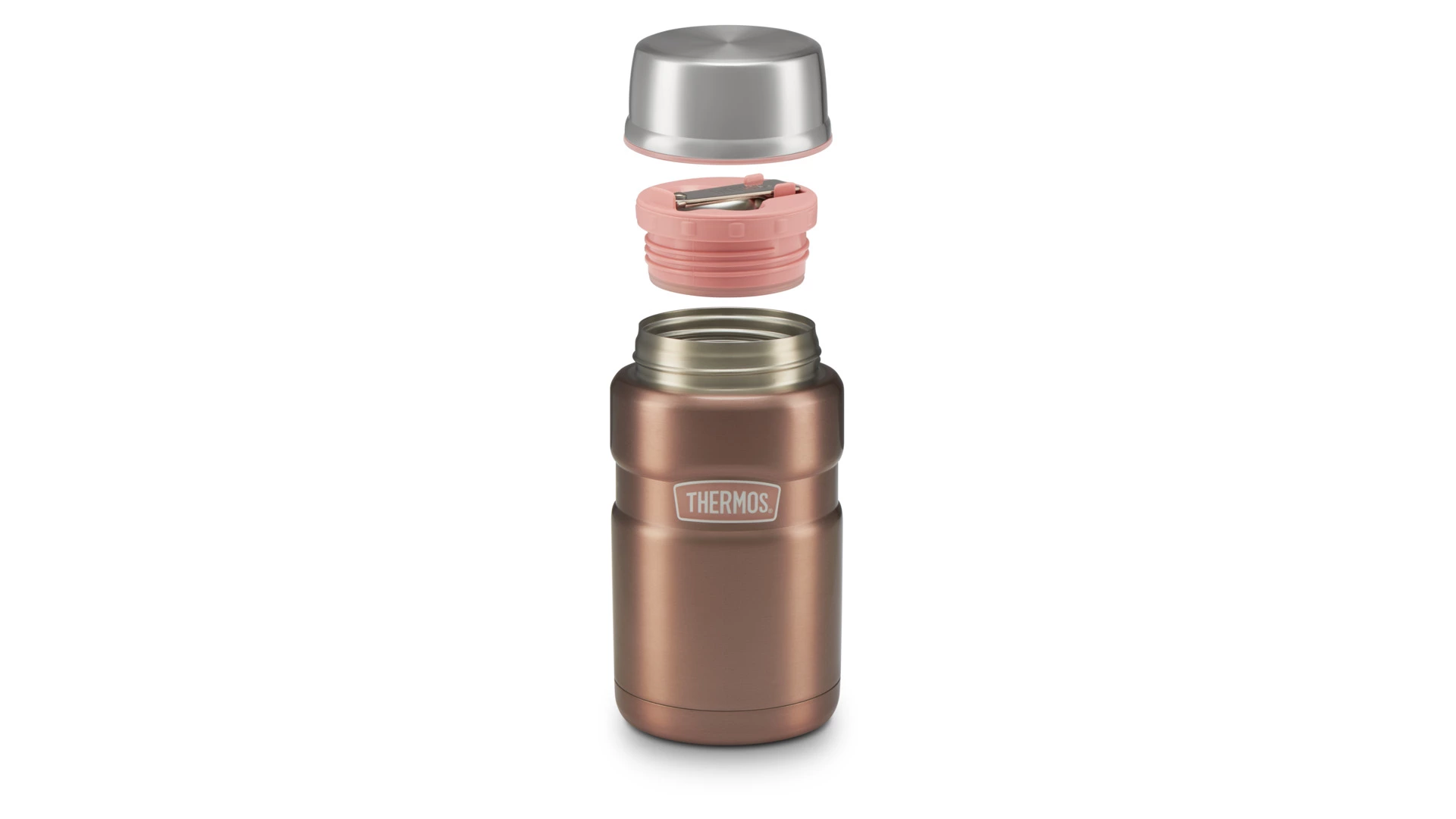Термос THERMOS SK3000, 470 мл, сталь нержавеющая, розовый, п/к (155740)