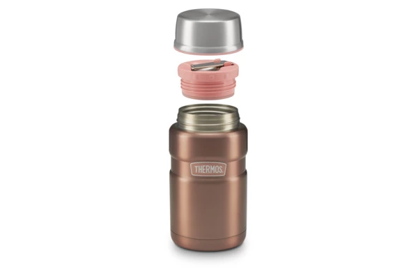 Термос THERMOS SK3000, 470 мл, сталь нержавеющая, розовый, п/к (155740)