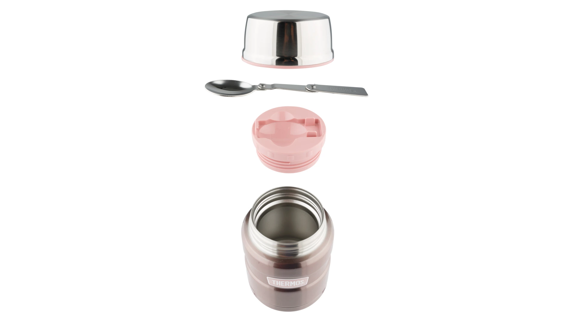 Термос THERMOS SK3000, 470 мл, сталь нержавеющая, розовый, п/к (155740)