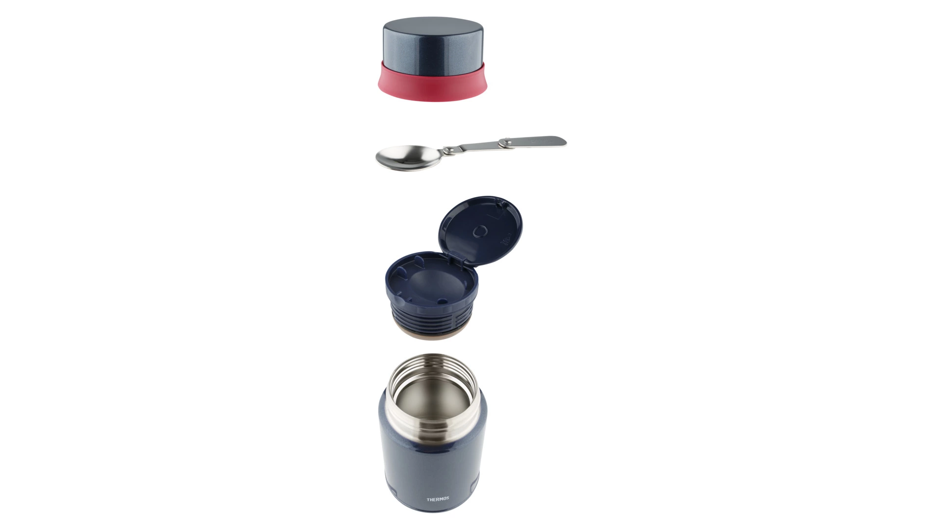 Термос THERMOS TCLD-720S, 720 мл, нержавеющая сталь, черный, п/к (303455)