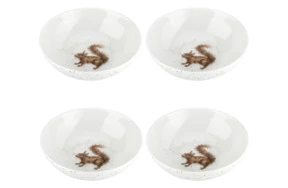 Набор салатников порционных Royal Worchester Забавная фауна Белка 15 см, 4 шт