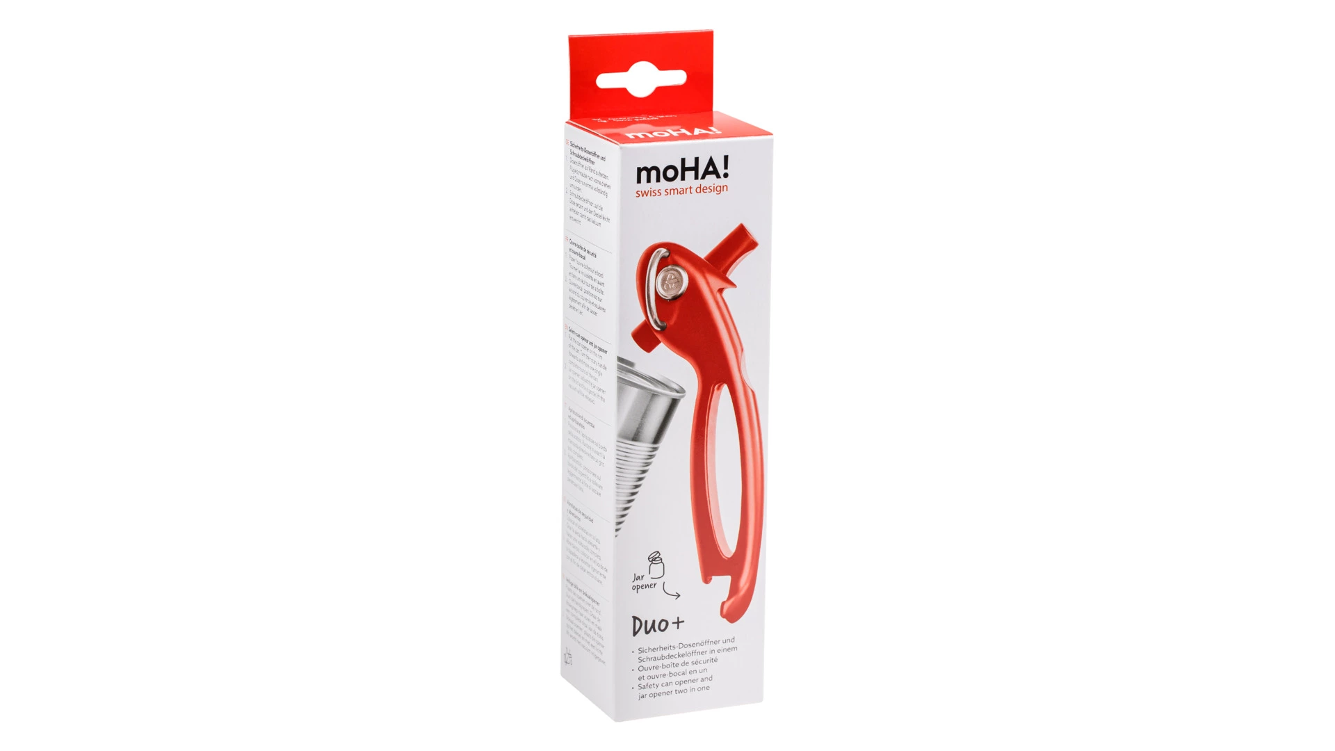 Открывалка для банок и крышек MoHa DUO, пластик
