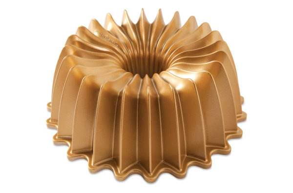 Форма для выпечки 3D Nordic Ware Блеск 2,4 л, литой алюминий, золотая