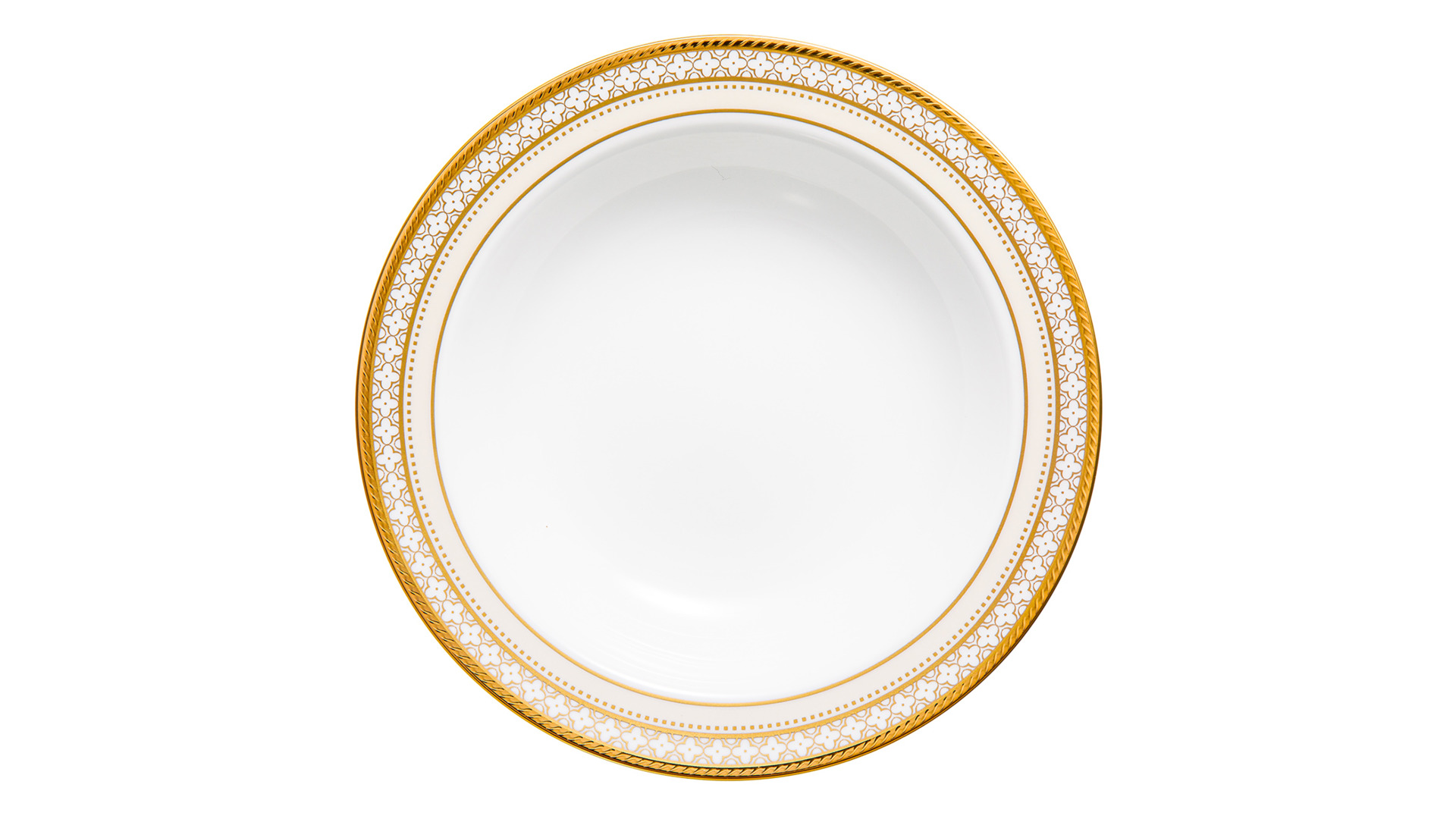 Чаша для десерта Noritake Трефолио, золотой кант 15,5 см
