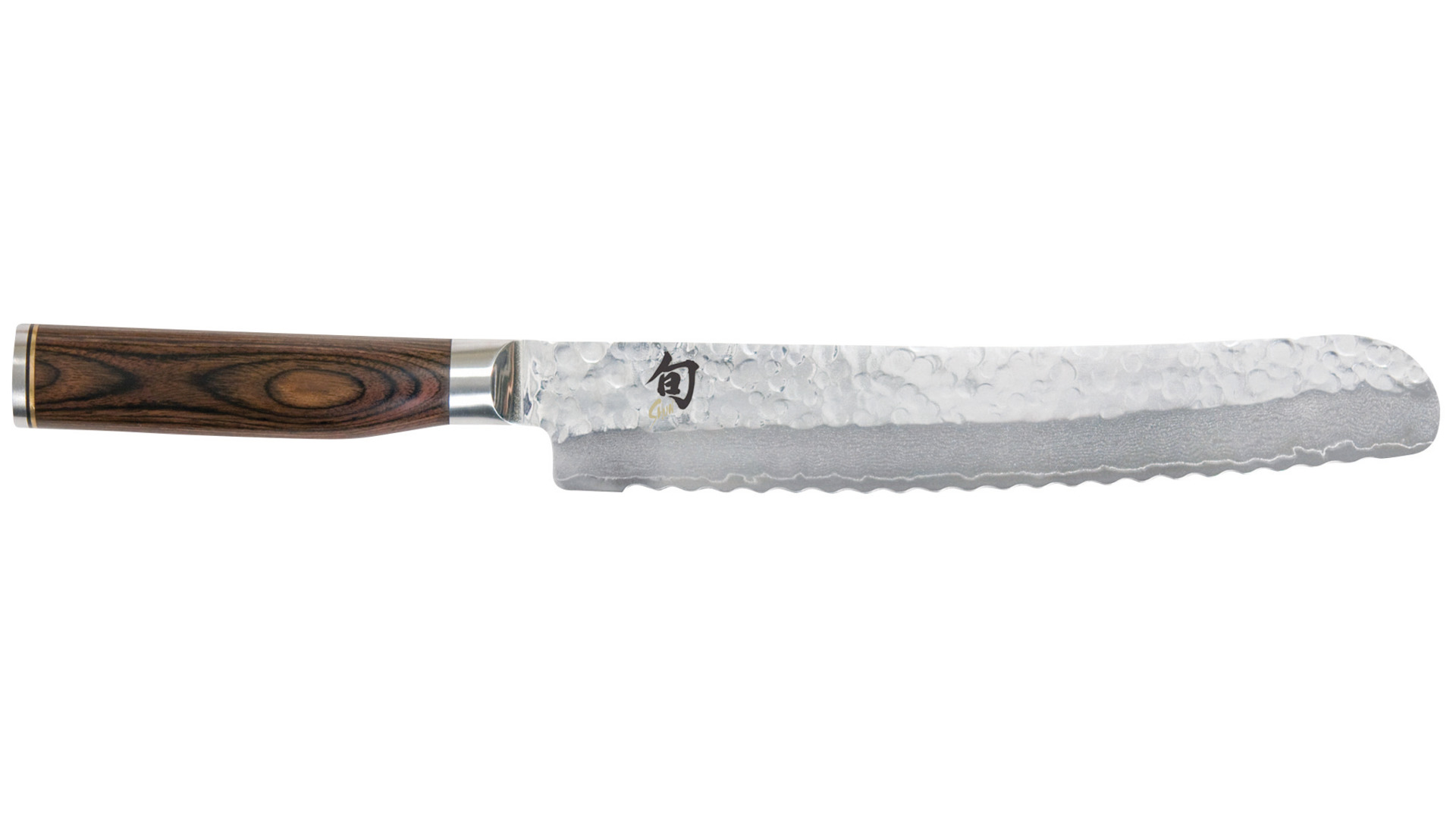 Нож для хлеба KAI Шан Премьер 23см, ручка дерева пакка
