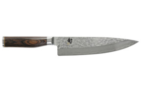 Нож поварской Шеф KAI Шан Премьер 20 см, ручка дерева пакка