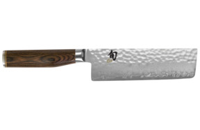 Нож поварской Накири KAI  Шан Премьер 15см, ручка дерева пакка