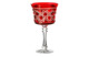 Набор бокалов для шампанского ГХЗ Торжество 630 мл, 2 шт, красный, хрусталь