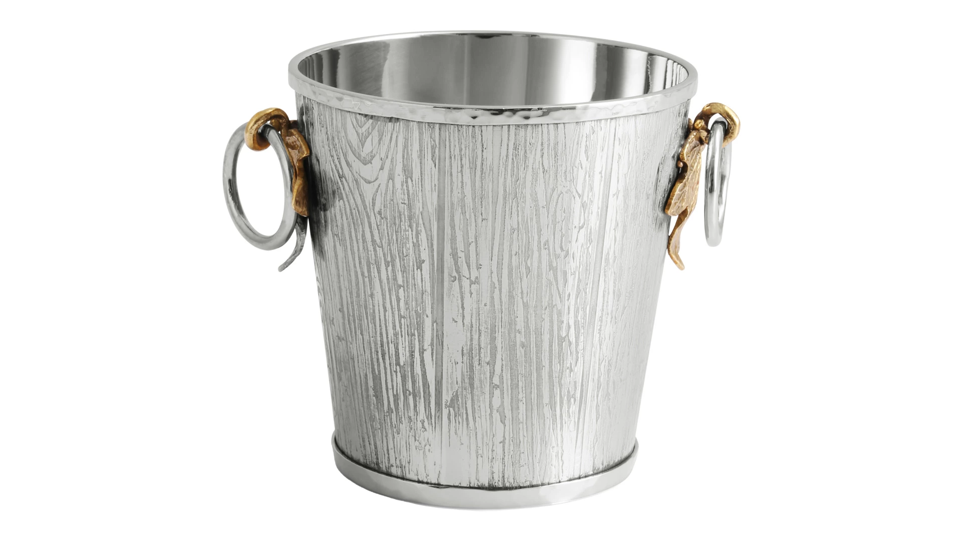 Ведерко для льда Michael Aram Плющ и дуб 10 см, сталь нержавеющая