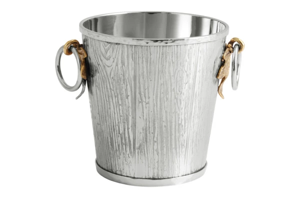 Ведерко для льда Michael Aram Плющ и дуб 10 см, сталь нержавеющая