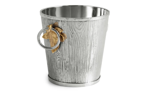 Ведерко для льда Michael Aram Плющ и дуб 10 см, сталь нержавеющая