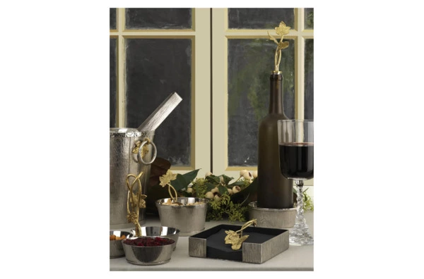 Ведерко для льда Michael Aram Плющ и дуб 10 см, сталь нержавеющая