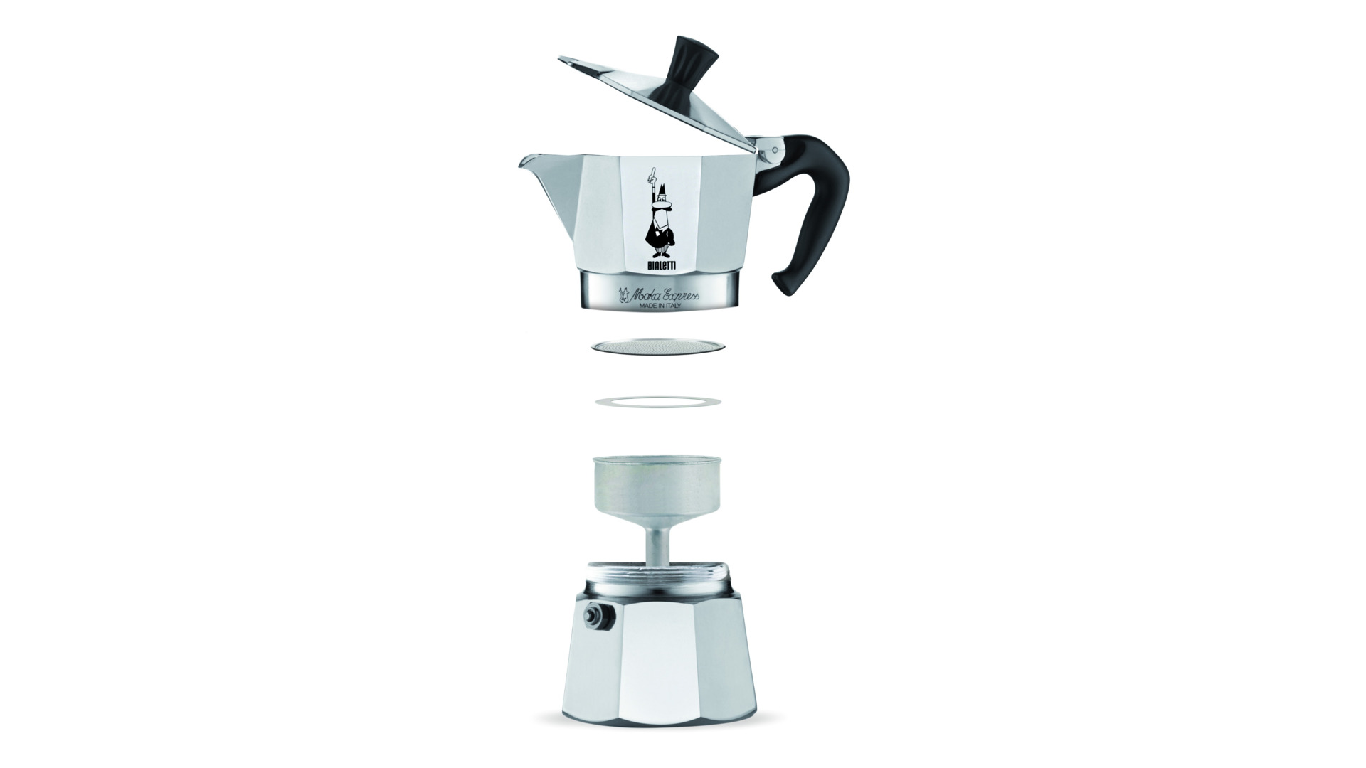 Кофеварка гейзерная Bialetti Moka Express 3 чашки