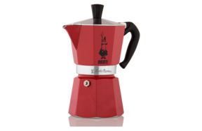 Кофеварка гейзерная Bialetti Moka Express, красная 6 чашек