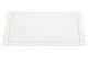Набор салфеток Weissfee Жемчужина 35х50 см, 6 шт, хлопок, белый, золотистая вышивка