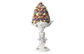 Скульптурная группа Meissen Запретный плод.Пирамида из фруктов 100см, (лим.вып.,Крис Антеманн)