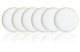 Набор тарелок для пасты Sieger by Furstenberg Мой фарфор Золотое сокровище 26 см, 6 шт