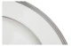 Тарелка обеденная Noritake Богарт платиновый 28 см, фарфор костяной