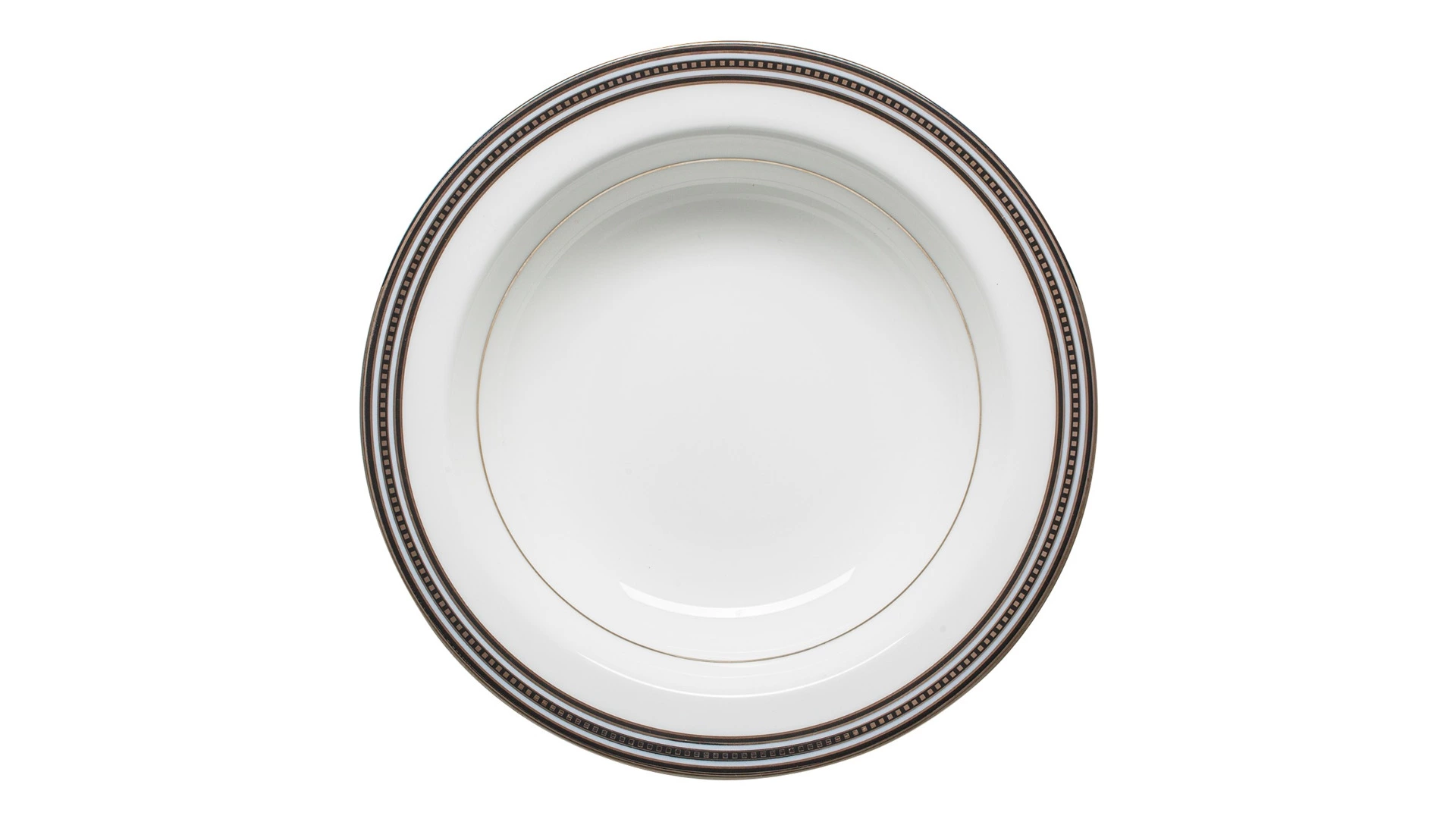 Чаша для десерта Noritake Богарт платиновый 15,7 см, фарфор костяной