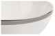 Салатник круглый Noritake Богарт платиновый 22,4 см, фарфор костяной