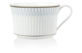 Чашка чайная Noritake Богарт платиновый 250 мл, фарфор костяной