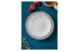 Чаша для десерта Noritake Трефолио, платиновый кант 15,7 см, фарфор костяной