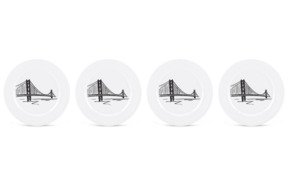 Набор тарелок акцентных Lenox  Аллея Тин-Кен. Сан Франциско 23 см, 4 шт