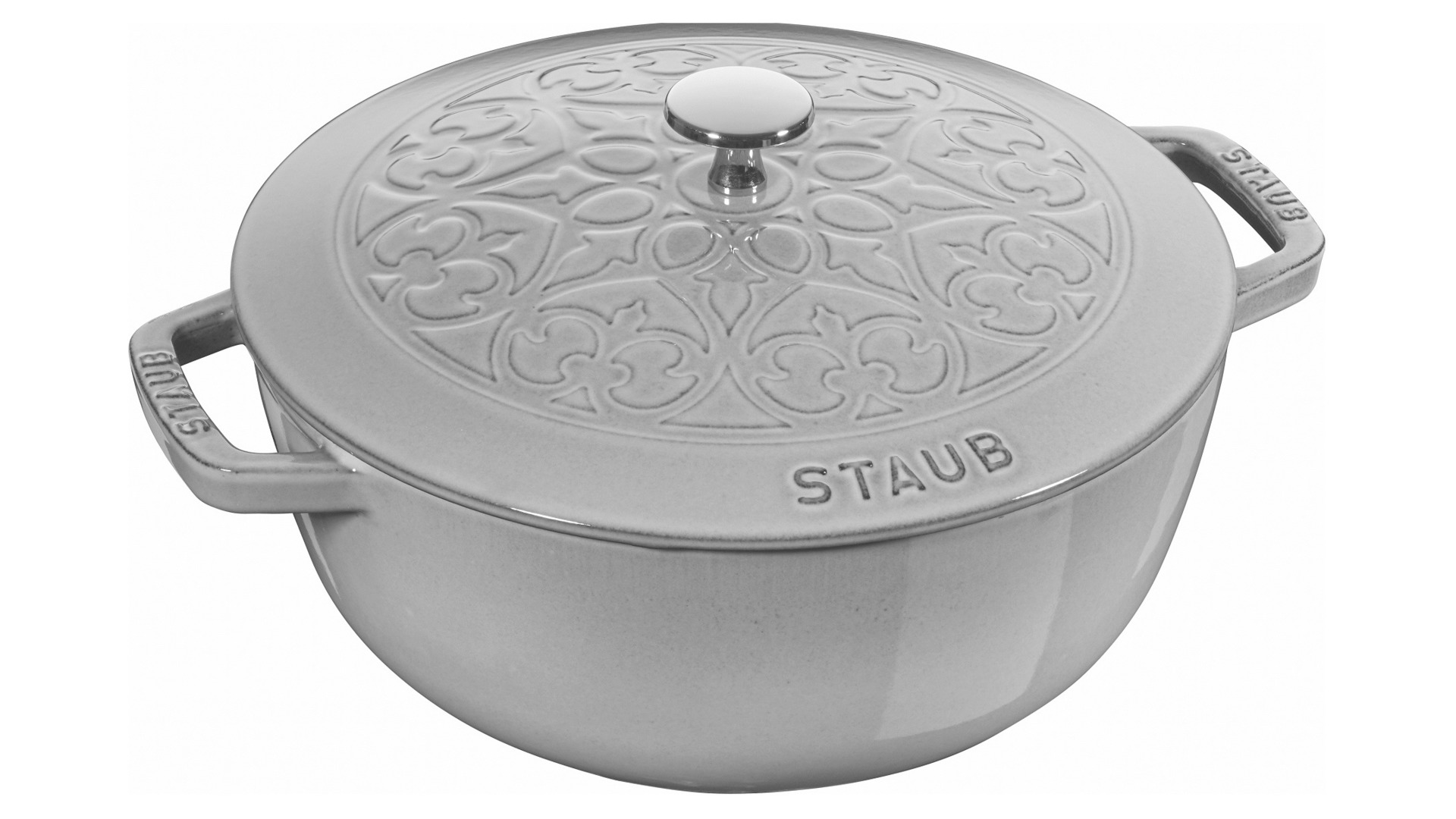 Кастрюля Staub Лилия 24см 3,6л серый графит