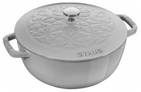 Кастрюля Staub Лилия 24см 3,6л серый графит