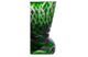 Ваза для цветов ГХЗ Мелиса 18 см, хрусталь, зеленая
