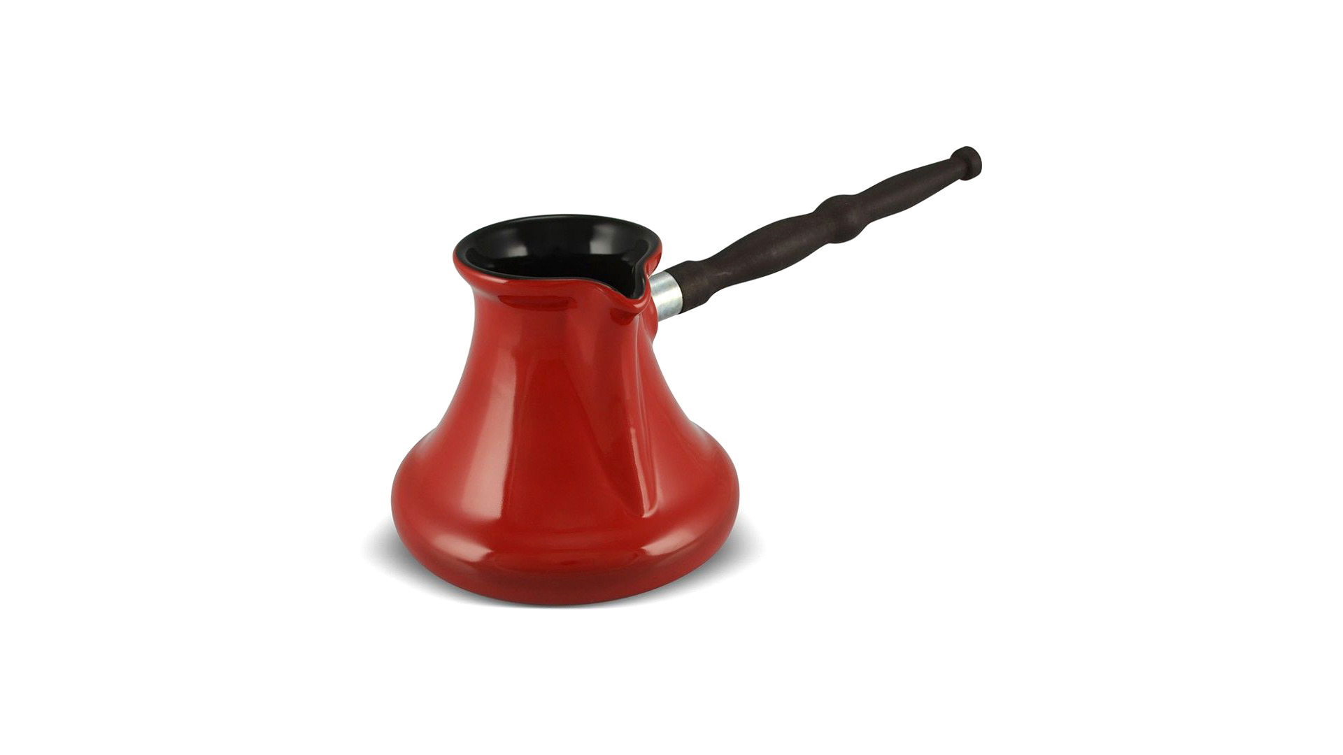 Турка с индукционным покрытием Ceraflame Gourmet Ibrik 550 мл, керамика, красная