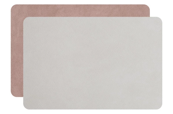 Плейсмат двусторонний ADJ 45х30 см, кожа натуральная, пепельная роза