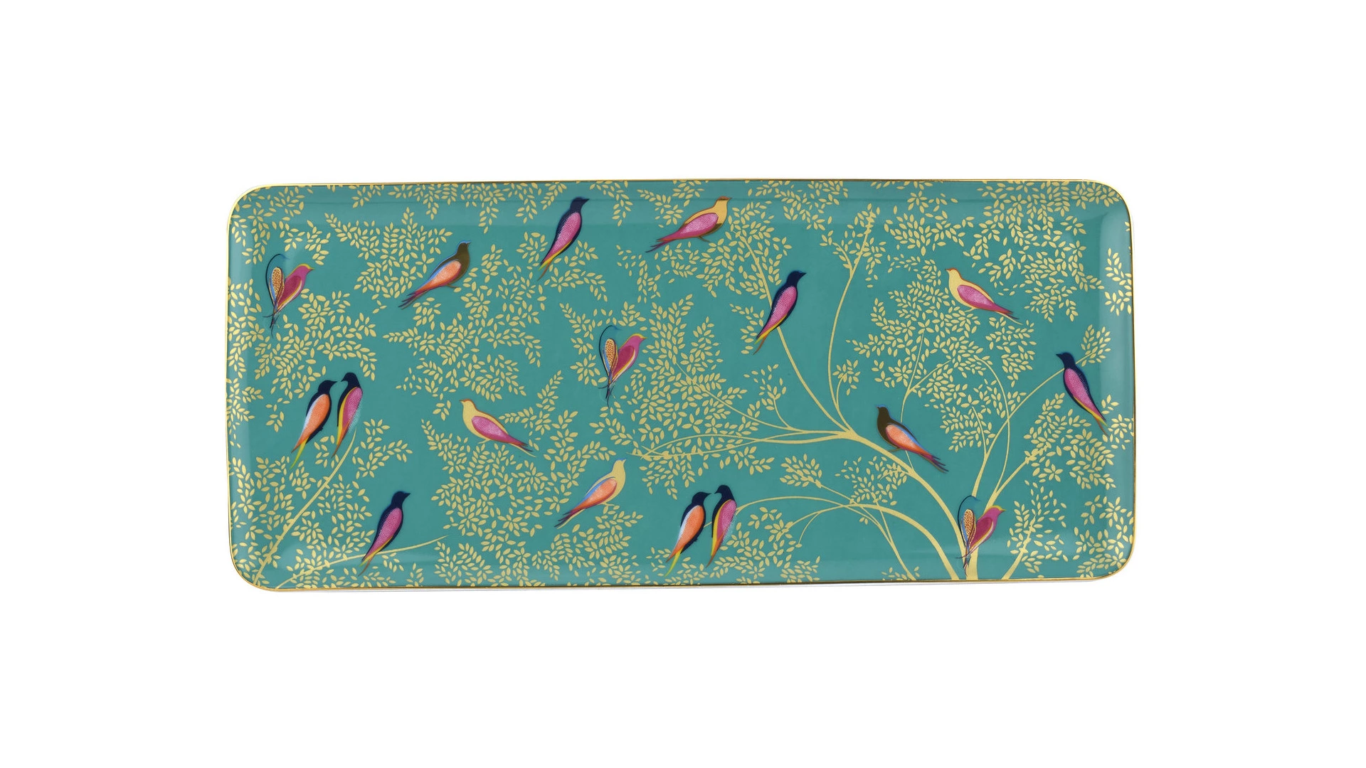 Поднос прямоугольный Portmeirion Сара Миллер.Челси 36 см, фарфор, п/к