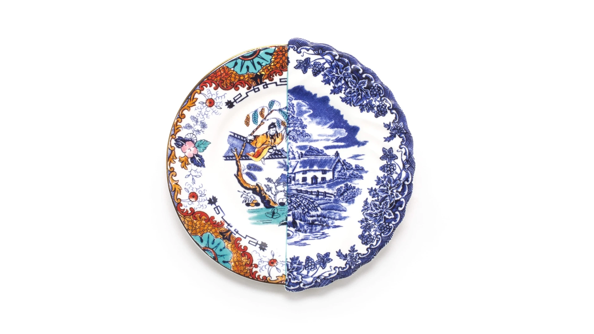 Тарелка десертная Seletti Гибрид Вальдрада 20 см, фарфор