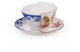 Чашка чайная с блюдцем Seletti Гибрид Зенобиа 10,5 см, фарфор
