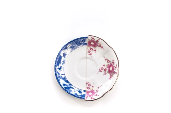 Чашка чайная с блюдцем Seletti Гибрид Зенобиа 10,5 см, фарфор