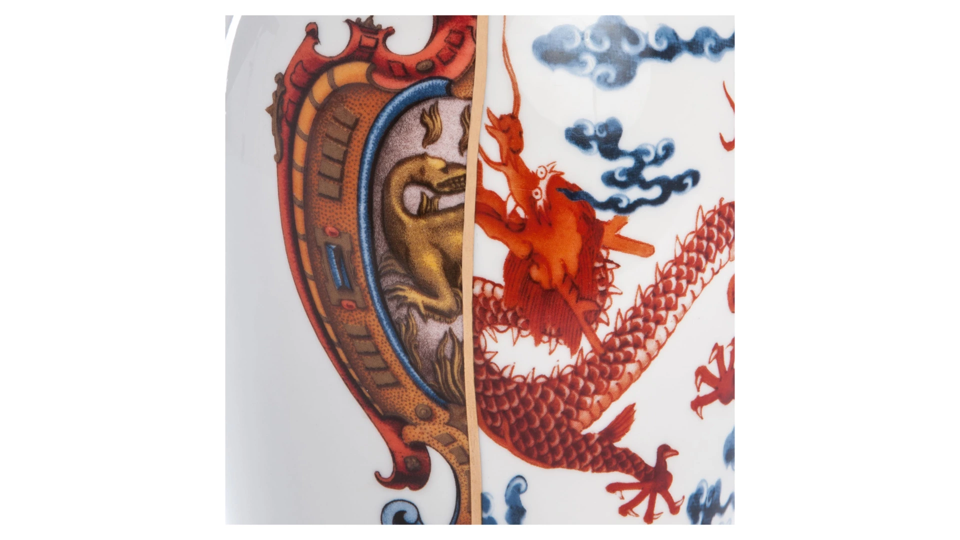 Ваза Seletti Гибрид Адельма 33 см, фарфор