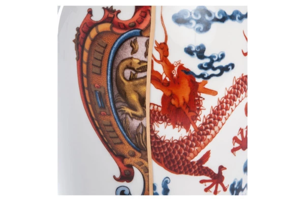 Ваза Seletti Гибрид Адельма 33 см, фарфор