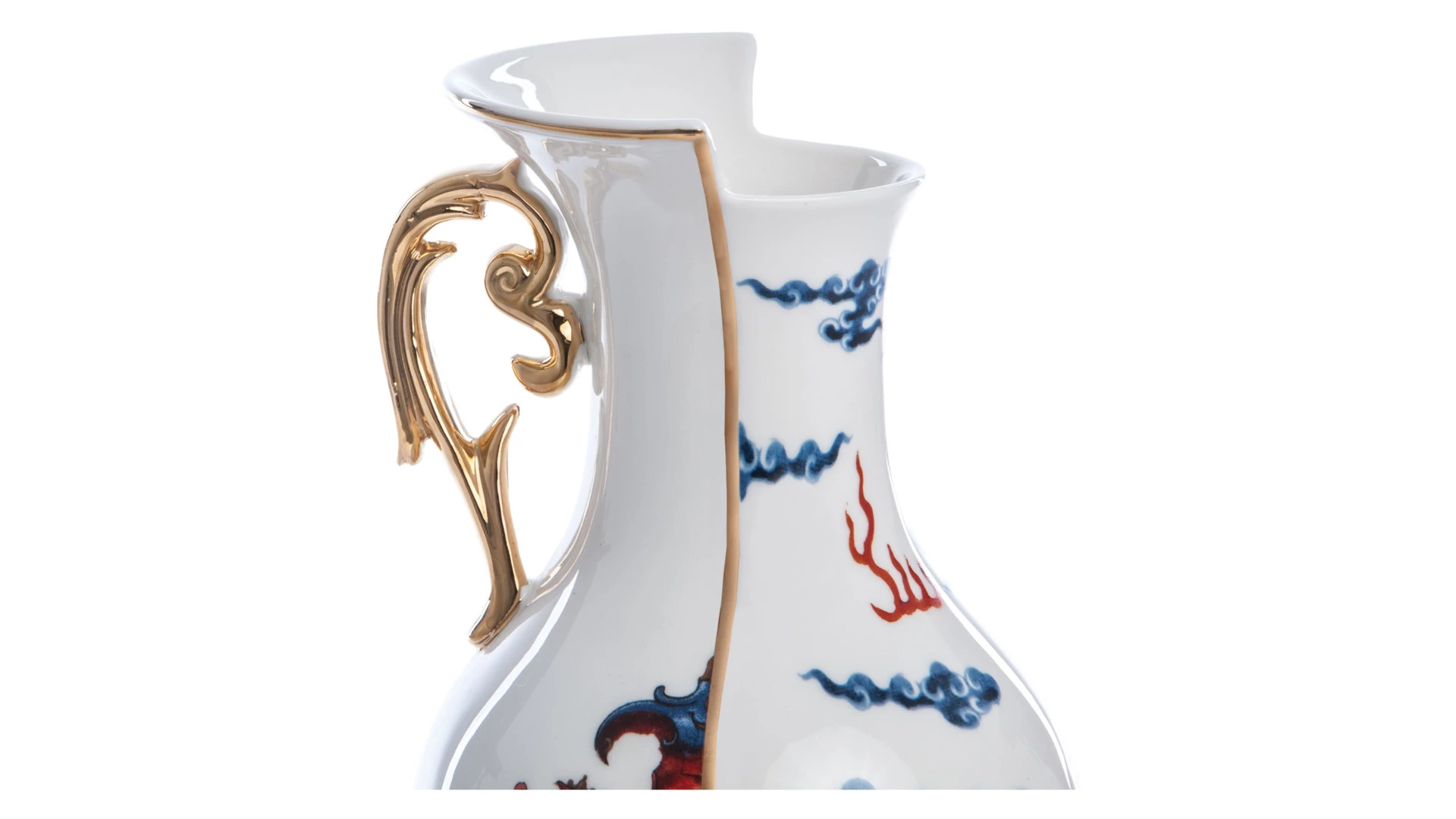 Ваза Seletti Гибрид Адельма 33 см, фарфор