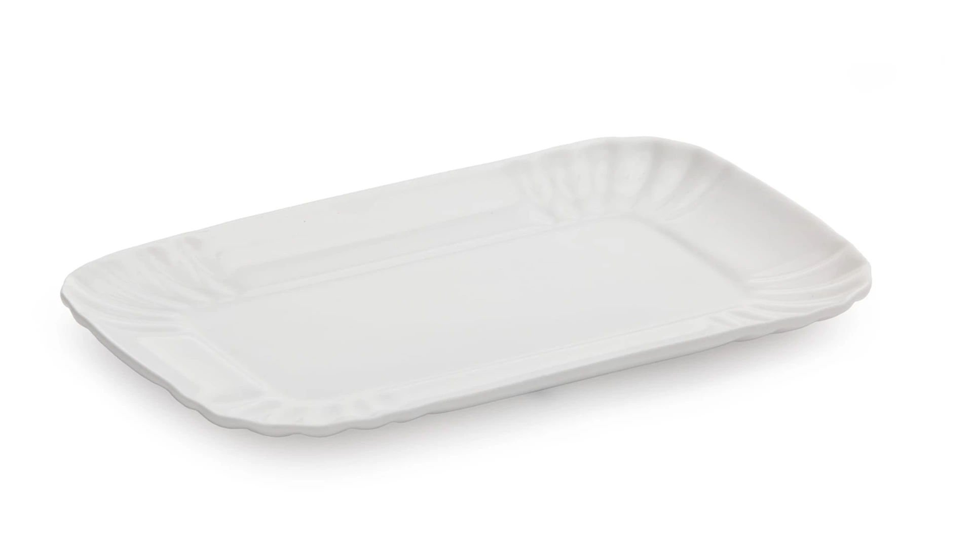 Поднос Seletti Эстетика 20x13 см, фарфор, белый